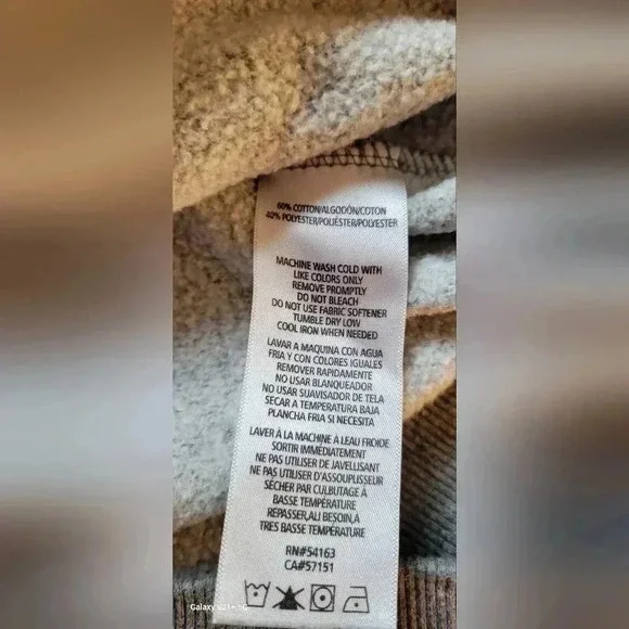 Tommy Hilfiger sport Gray Sweatshirt Pullover Crew Neck Long Sleeve Logo Sz sm - Picture 7 of 8